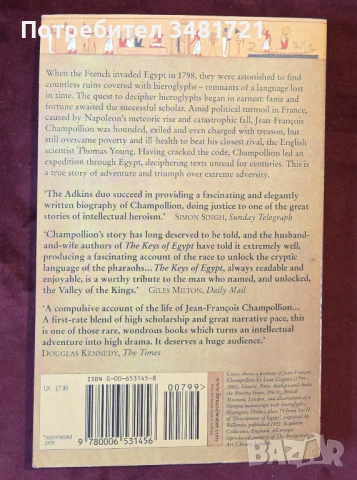 Ключът към Египет - състезанието за разчитане на йероглифите / The Keys of Egypt, снимка 15 - Художествена литература - 54244790