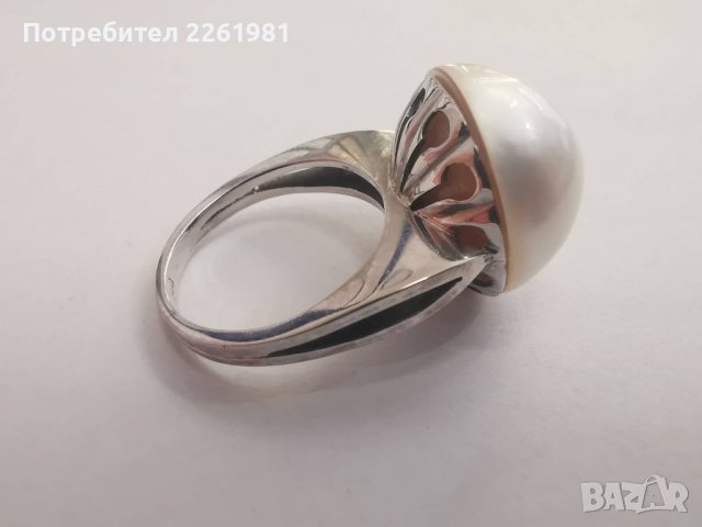 Продавам златен пръстен с перла, снимка 7 - Пръстени - 37095025