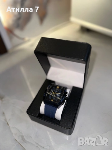 Уникален мъжки часовник NAVIFORCE - спортно-елегантен хронограф, снимка 8 - Мъжки - 54166576