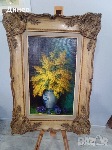 Автентичен белгийски натюрморт – A. De Meester-V.d. Heuvel