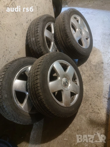 Оригинални джанти 15" цола за VW polo 5х100 междуболтово, снимка 2 - Гуми и джанти - 54347917