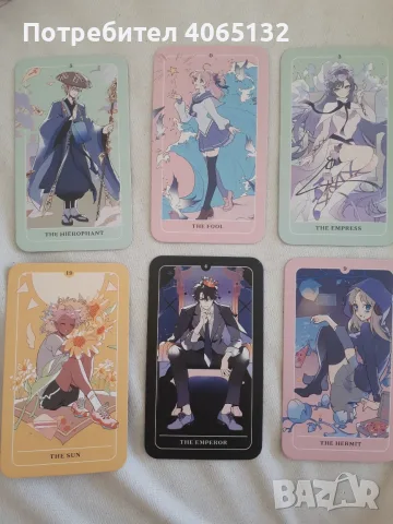 Карти Таро ANIME TAROT, снимка 6 - Таро карти - 55976398