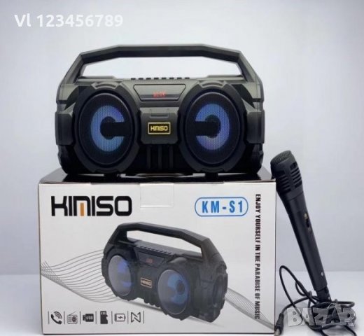 Двойна колонка KIMISO KM S1-+  Bluetooth+Микрофон, снимка 2 - Тонколони - 29251332