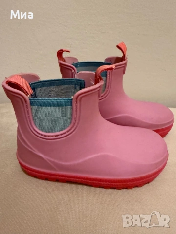 Розови гумени ботуши с ластик Zara, 25 номер, снимка 5 - Детски боти и ботуши - 53296354