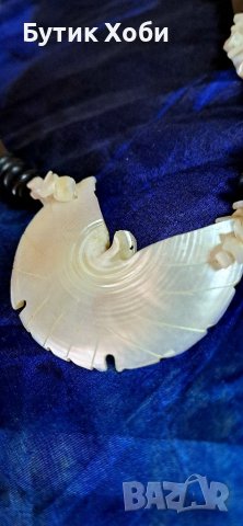 Винтидж колие от седеф , снимка 2 - Антикварни и старинни предмети - 40047270