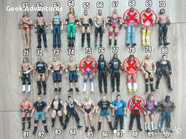 WWE Кеч Колекция - Екшън Фигурки, Аксесоари, Кечисти, Списания, Картички, снимка 4 - Колекции - 47660667