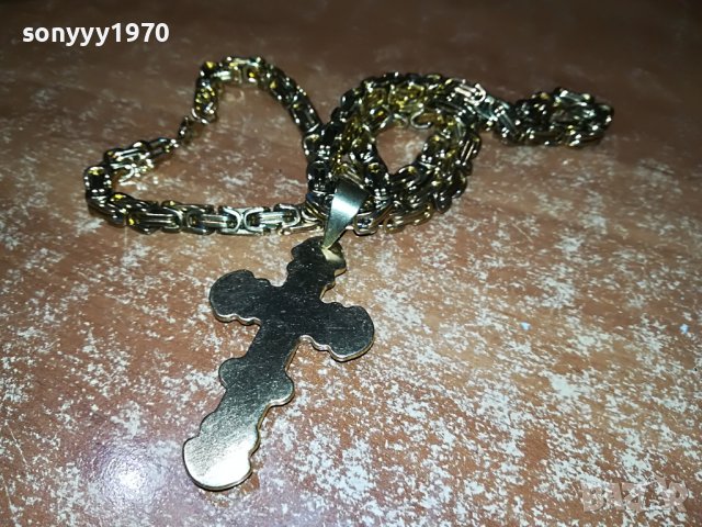 ЗЛАТЕН ЛАНЕЦ С КРЪСТ И ХРИСТОС 0909220857, снимка 14 - Антикварни и старинни предмети - 37945616