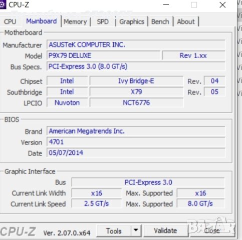 Intel Xxeon E5 2697v2 Corsair 12 core 24 thread 3.06 GHr, снимка 4 - Дънни платки - 42687669