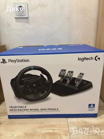 Волан Logitech G923 + Скоростен лост + Гаранция, снимка 2 - Аксесоари - 56244483