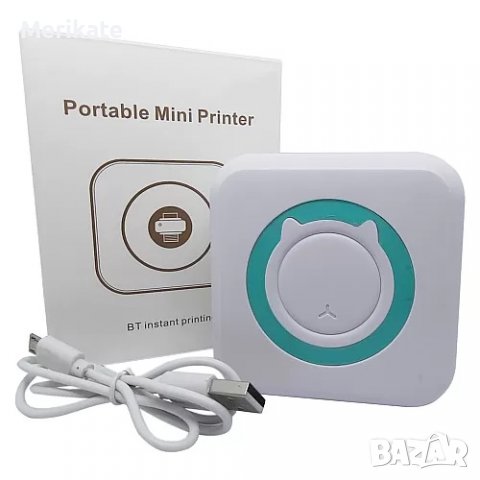 Безжичен мини- фото принтер за телефон, снимка 3 - Принтери, копири, скенери - 39701700