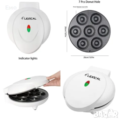 Уред за понички с незалепващо покритие - Lexical LDM-2302 - Гаранция 24 месеца 