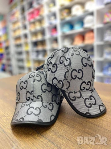 шапки с козирка gucci burberry louis vuitton , снимка 9 - Шапки - 51004313