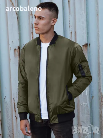 Мъжко бомбър яке, 4цвята , снимка 8 - Якета - 48682977