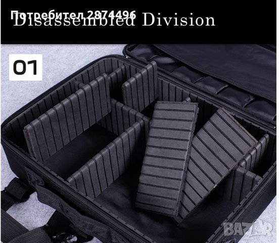 2181 Професионален куфар - органайзер за козметика, снимка 4 - Други - 30933557
