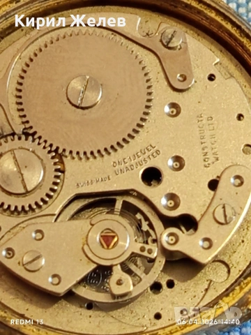 Стар механичен часовник CRITERION CALENDAR HONG KONG с швейцарски механизъм 54318, снимка 8 - Антикварни и старинни предмети - 54109554