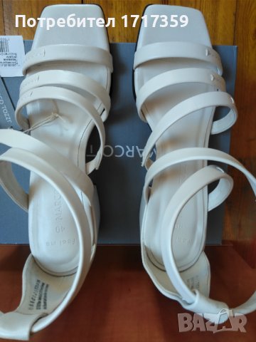 Оригинални дамски сандали "Marco Tozzi", снимка 4 - Дамски обувки на ток - 38102529