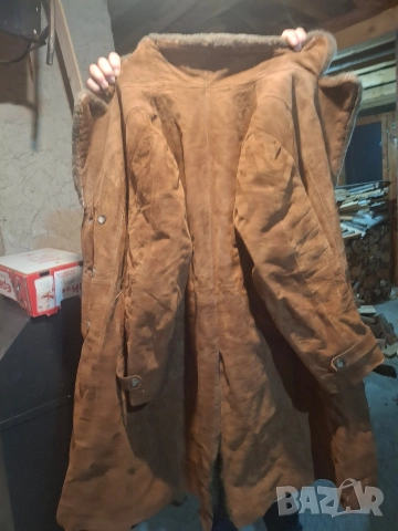 Дълъг мъжки кожух, снимка 2 - Палта - 52950235