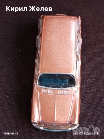 Ретро модел метална количка Volkswagen 1600 Squareback рядка за КОЛЕКЦИЯ 50213, снимка 5 - Колекции - 51196420