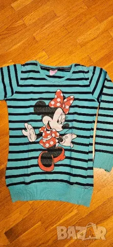 Блузка с Мини Маус, за р. 140, снимка 3 - Детски Блузи и туники - 48434564