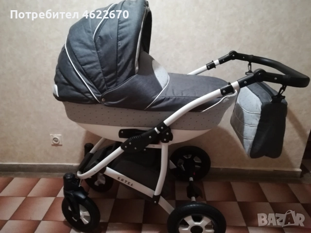 Бебешка количка 2в1 Естел, снимка 7 - Детски колички - 52351369