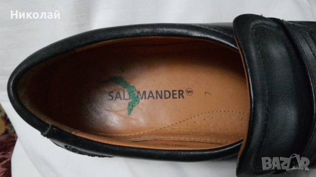 Мъжки кожени обувки Salamander, снимка 2 - Ежедневни обувки - 52550676