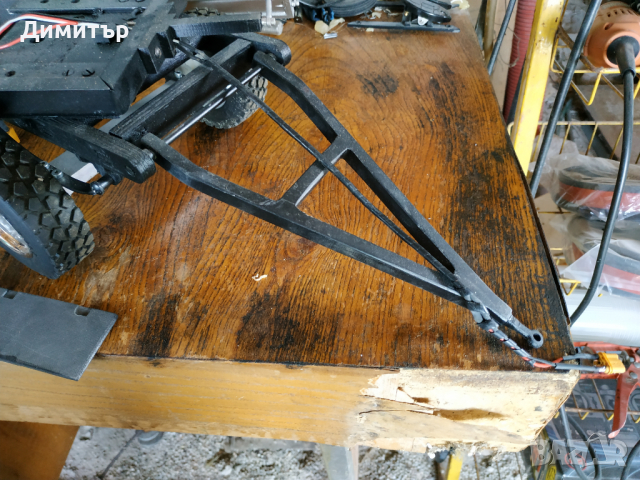 самосвално  хидравлично ремарке за модел камион 1:14, снимка 4 - Коли, камиони, мотори, писти - 36465367