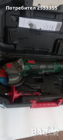 Акумулаторен ъглошлайф parkside, снимка 5 - Други инструменти - 40273299