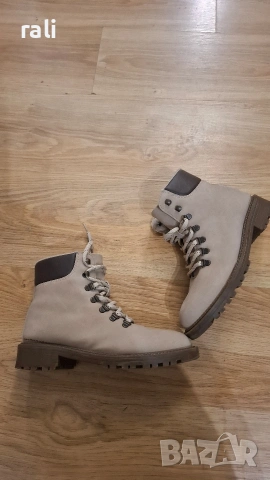 Бежови боти LC, снимка 6 - Дамски боти - 53223485