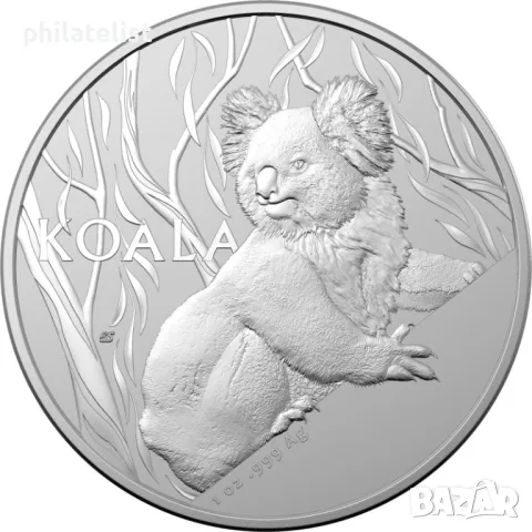 Австралия 2024 - 1 долар – RAM Коала , 1 OZ – Сребърна монета, снимка 5 - Нумизматика и бонистика - 48229017