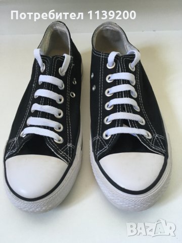 Converce All Star 37-38 черни кецове оригинал, снимка 2 - Детски маратонки - 29879802