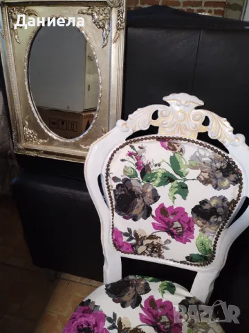 Стол от масив с дърворезба , снимка 7 - Столове - 46240698