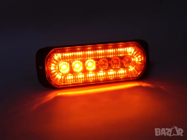 Мигащ висящ LED габарит 24 LED 12-24V с жълта светлина, снимка 5 - Аксесоари и консумативи - 55869166