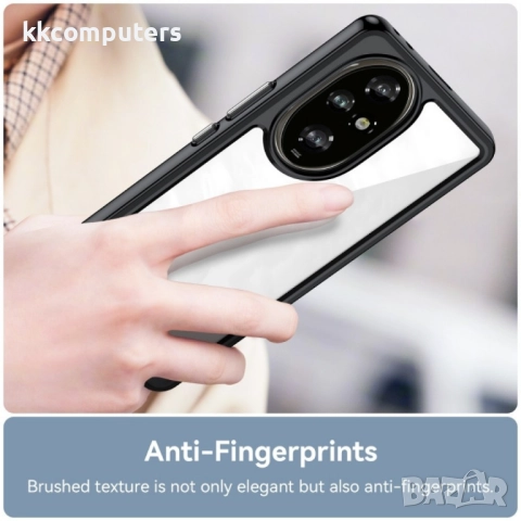 Honor 200 Pro Силиконов Калъф Transparent TPU и Протектор, снимка 10 - Калъфи, кейсове - 52835138