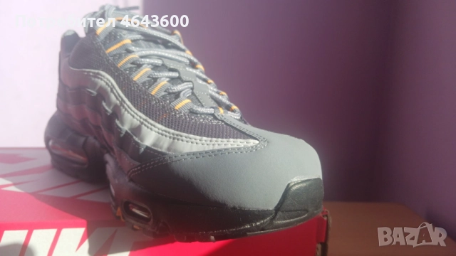 Мъжки маратонки Nike Air Max 95 Cool Grey Sundial, снимка 4 - Маратонки - 52336272
