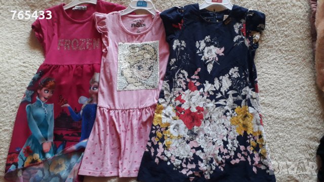 Различни летни рокли за 4/5г, снимка 4 - Детски рокли и поли - 32058527