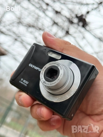 Olympus T-100 – комплект, готова за снимане, снимка 4 - Фотоапарати - 53895272