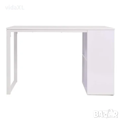 vidaXL Бюро, 120x60x75 см, бяло(SKU: 245721), снимка 2 - Бюра - 56063298