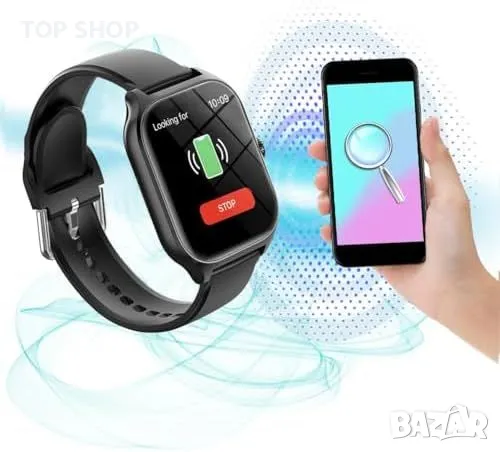 Нов Детски смарт часовник с камера и здравен мониторинг - черен, снимка 5 - Смарт гривни - 49956839