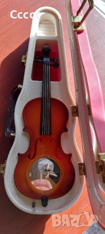 Ретро музикална декоративна цигулка, снимка 4 - Колекции - 39366138