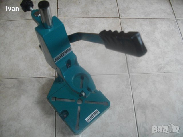 Нова Немска Стойка За Бормашина/Дрелка-Ход 65 мм-Голяма-Алуминиева-ф43мм-MANESMANN