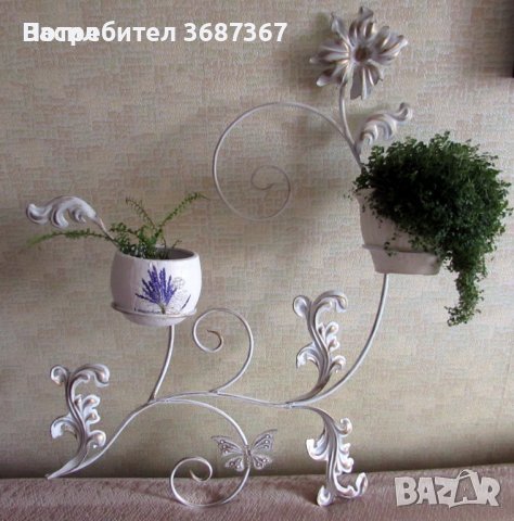 Цветарници и стойки за цветя и саксии от ковано желязо , снимка 6 - Саксии и кашпи - 40218983