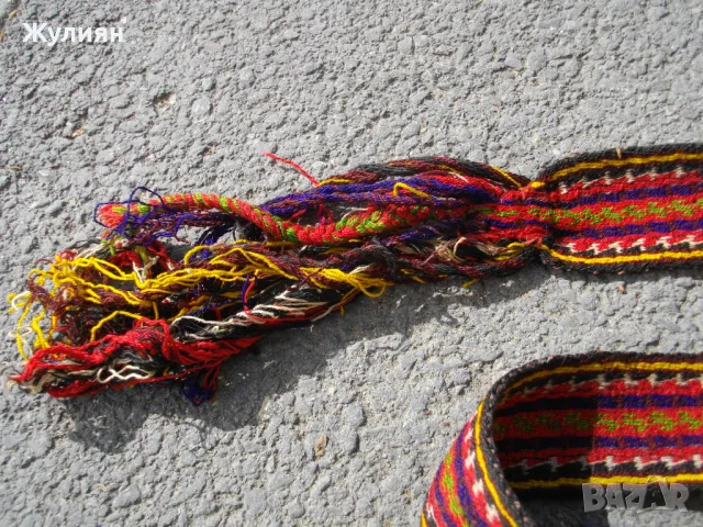 СТАР ТЪКАН КОЛАН ЗА ПАФТИ НОСИЯ , снимка 5 - Антикварни и старинни предмети - 50097333