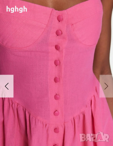  Нов Ленен дамски гащеризон Trendyol, снимка 5 - Гащеризони - 44553387