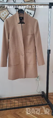 H&M  дълго елегантно сако S, снимка 3 - Сака - 49447259