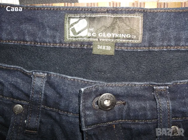 Ватирани дънки BC Cloth.  мъжки,М, снимка 3 - Дънки - 56485115