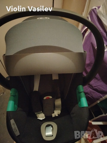 Стол за кола Cybex Aton B2 i-Size, 0-13 кг, Steel Grey, снимка 6 - Столчета за кола и колело - 54322609