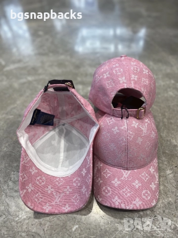 LV Louis Vuitton шапки луис витон lv luis viton pink rozov lv , снимка 2 - Шапки - 52025196