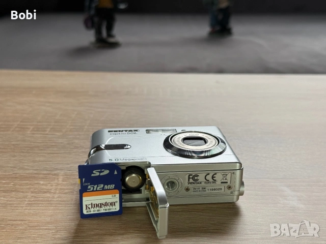Pentax Optio 50L + калъфче, снимка 3 - Фотоапарати - 45798387