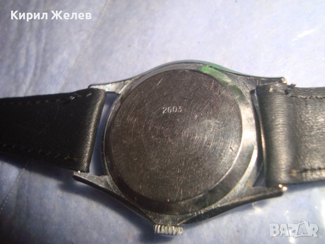 ВОСТОК Стар РУСКИ МЕХАНИЧЕН ВИНТИДЖ ЧАСОВНИК с ФЛОРАЛНА АПЛИКАЦИЯ на ЦИФЕРБЛАТА КОЖЕНА КАИШКА 28075 , снимка 5 - Антикварни и старинни предмети - 37349353