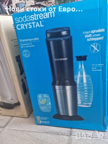 Машина за газирани напитки "Crystal" - марка SodaStream
машина SodaStream Crystal, снимка 1
